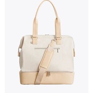 BEIS - The Mini Weekender Bag in Beige. Never Used!